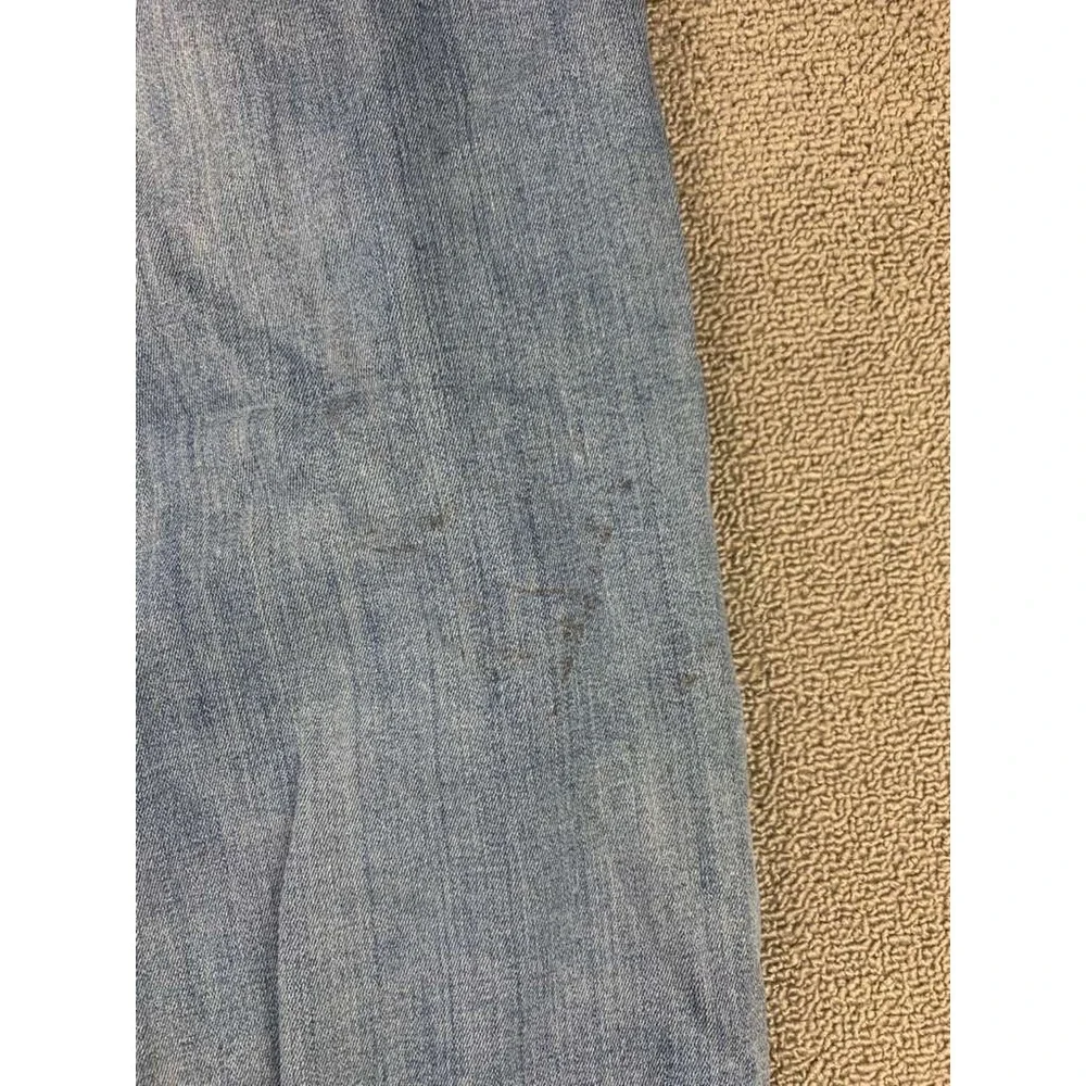 Banana Republic Jeans Traveler Straight Men Size 32x34 Blue Denim Washed‎ Cotton